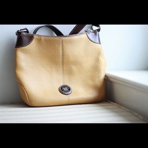 Dooney and Bourke Genuine Leather Tan Shoulder Bag
